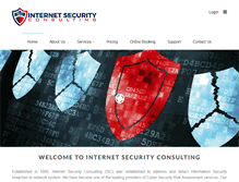 Tablet Screenshot of internetsecurityinc.com